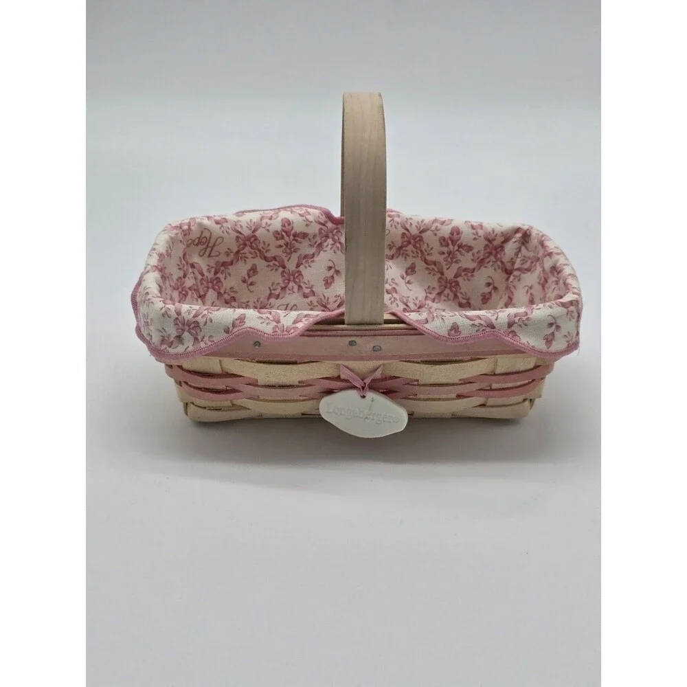 Longaberger Horizon Of Hope Breast Cancer Awareness Basket Complete Set 2000